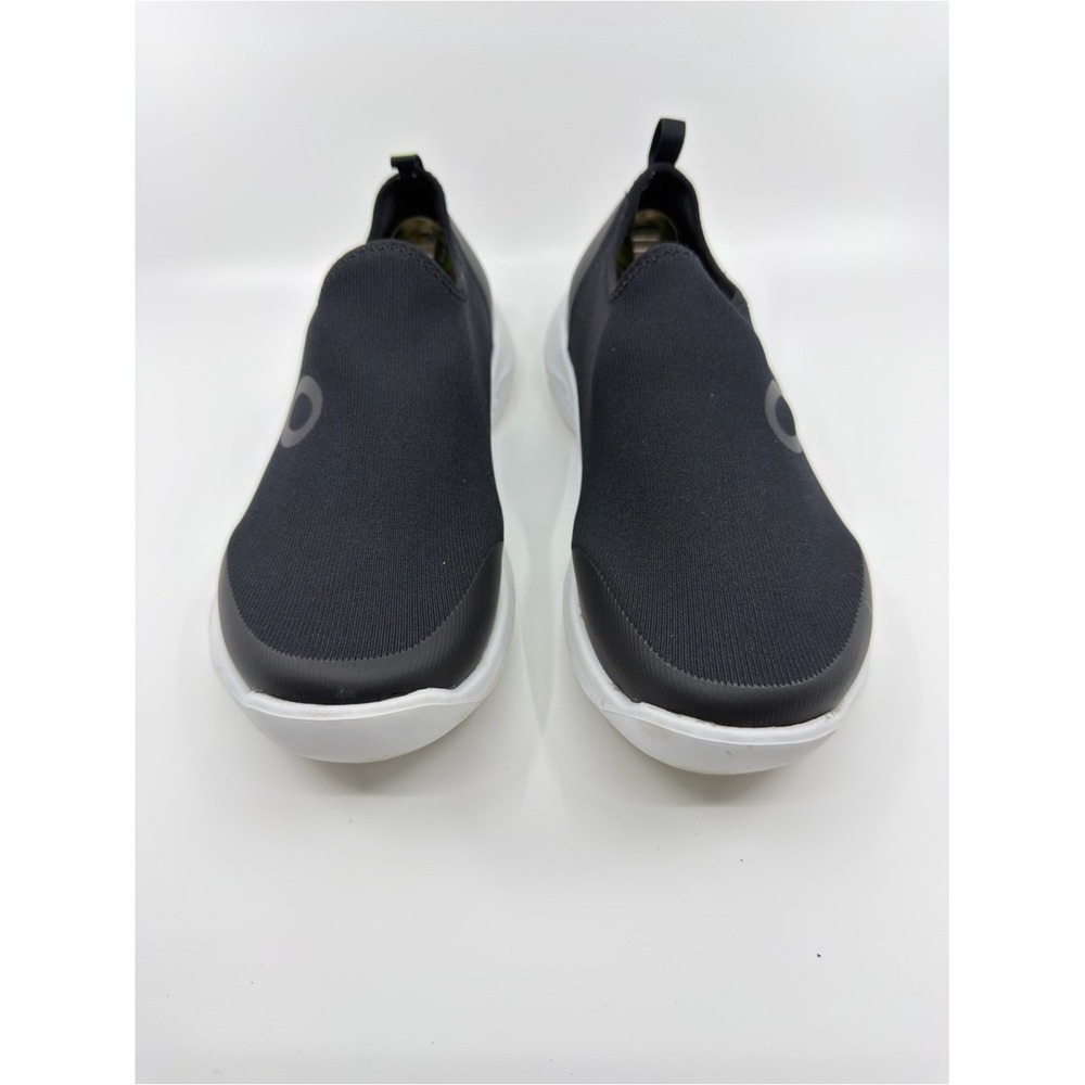 OOFOS OOmg Low Shoe Women Size 10 Black Recovery Slip On Sneaker - Picture 2 of 11